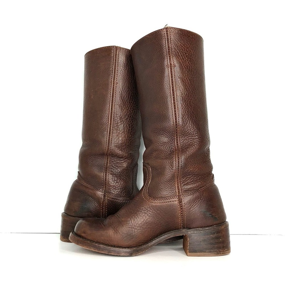Frye Brown Heeled Boots - Picture 6 of 12